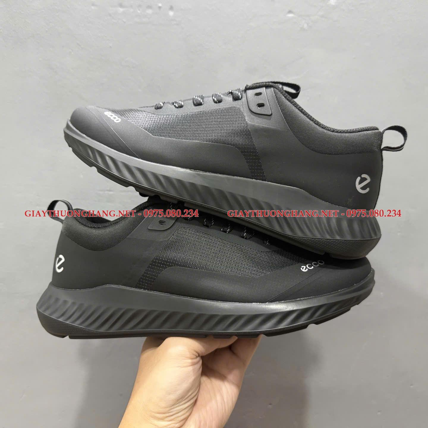 Giày ECCO thể thao đen nhập khẩu 2025 mã BK598419 Giày ECCO thể thao đen nhập khẩu 2025 mã BK598419