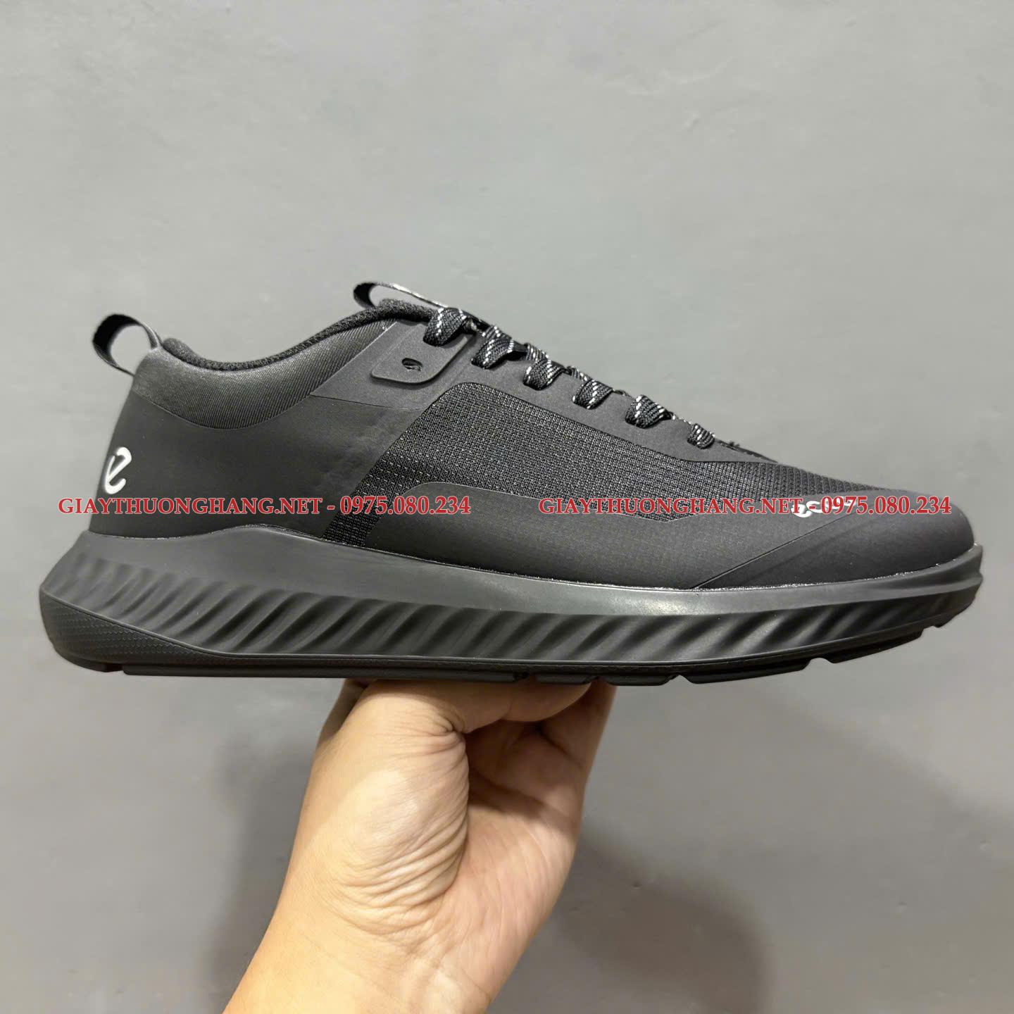 Giày ECCO thể thao đen nhập khẩu 2025 mã BK598419 Giày ECCO thể thao đen nhập khẩu 2025 mã BK598419