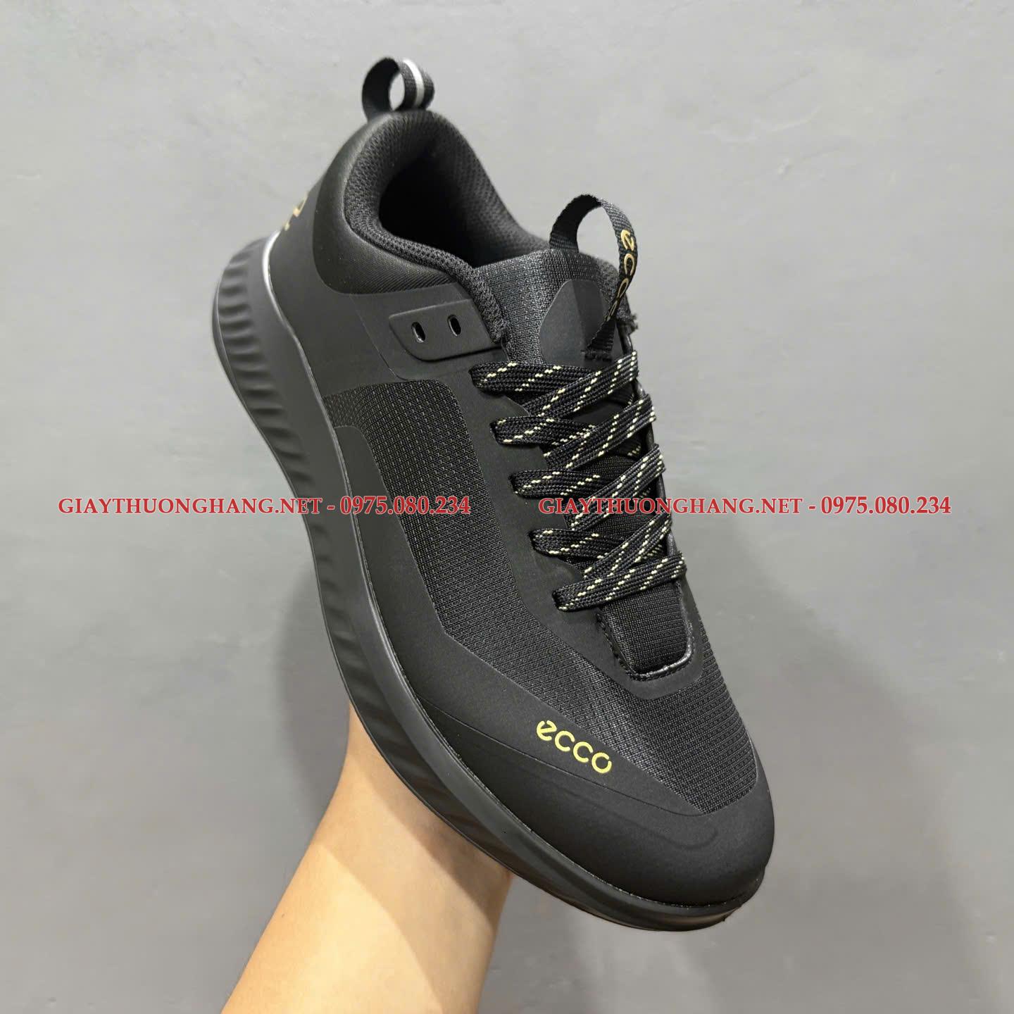 Giày ECCO thể thao đen nhập khẩu 2025 mã BK598419 Giày ECCO thể thao đen nhập khẩu 2025 mã BK598419