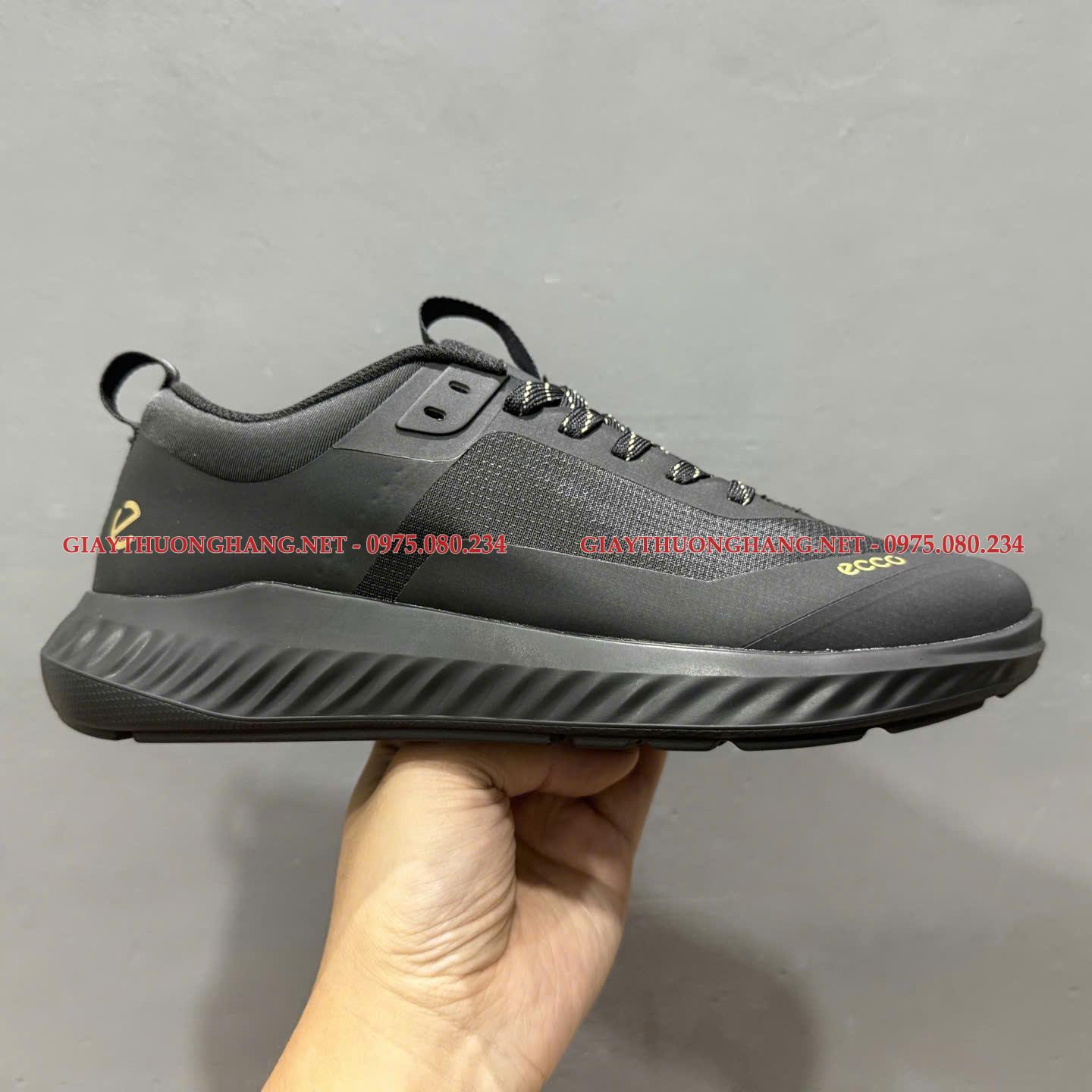 Giày ECCO thể thao đen nhập khẩu 2025 mã BK598419