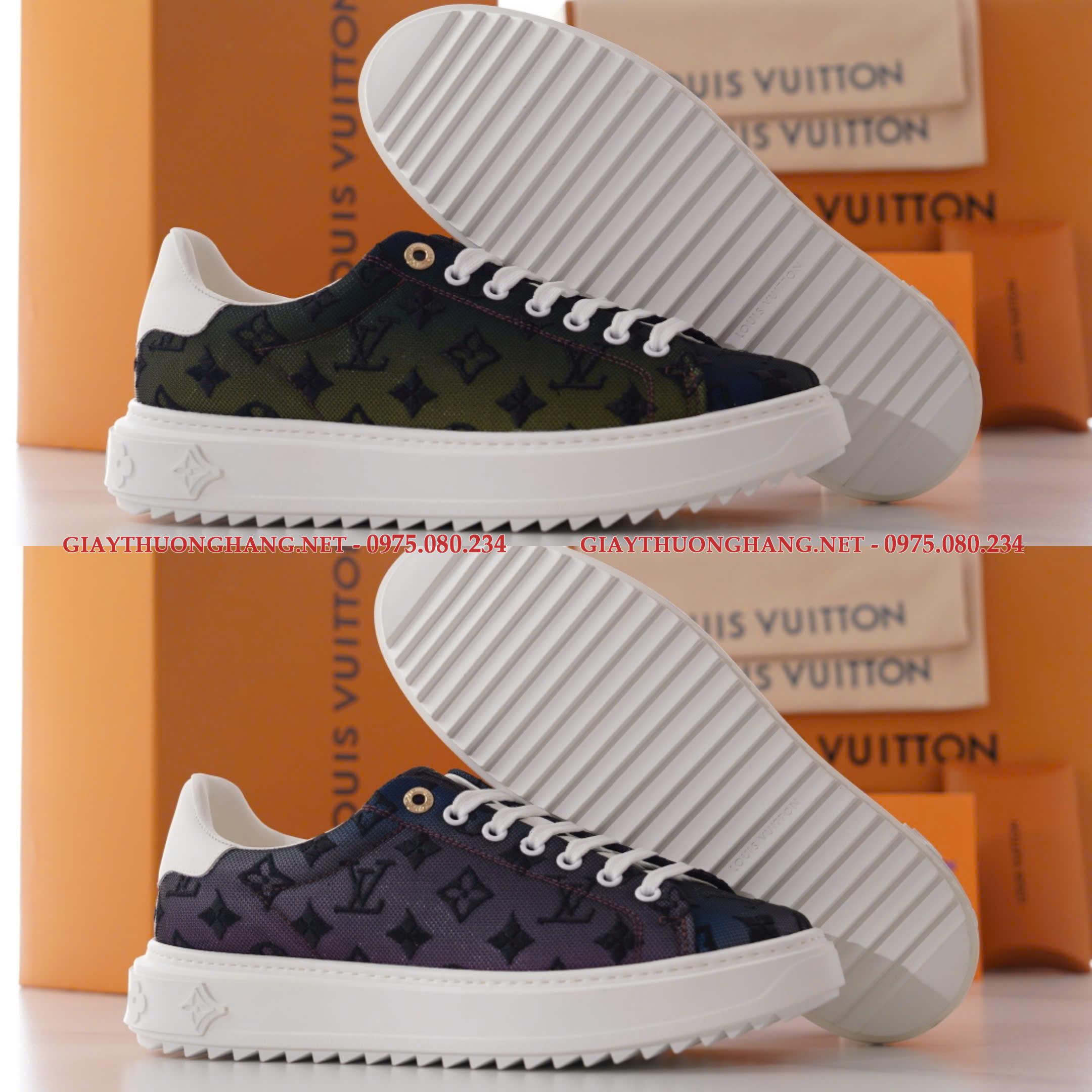 Giày buộc dây Louis Vuitton đế cao thời trang 2026 Mã BC260 Giày buộc dây Louis Vuitton đế cao thời trang 2026 Mã BC260